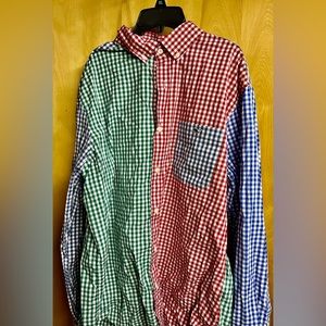Vineyard Vines multi-colored Plaid Shirt | Size XL